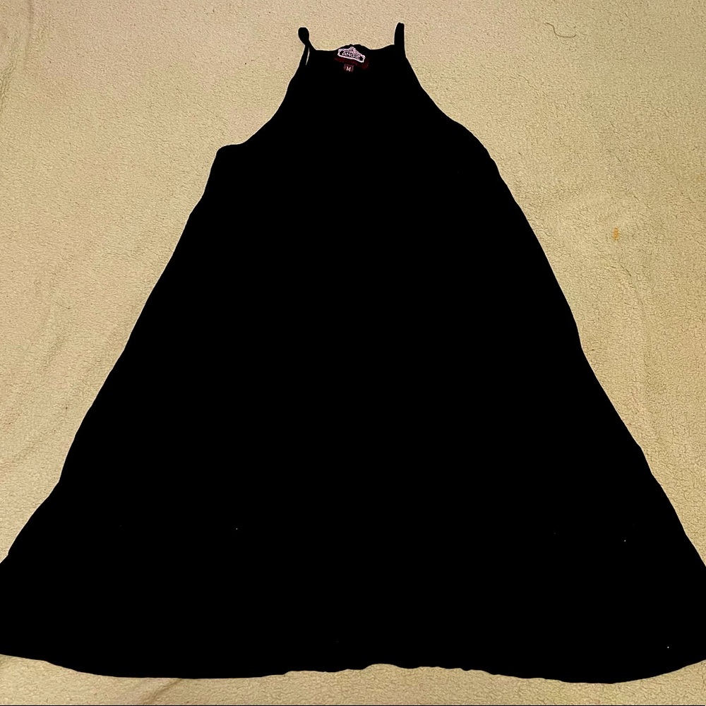 Angie Black Halter Dress 🖤